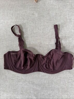 Parade underwire unlined Bra 0482 size 38D maroon